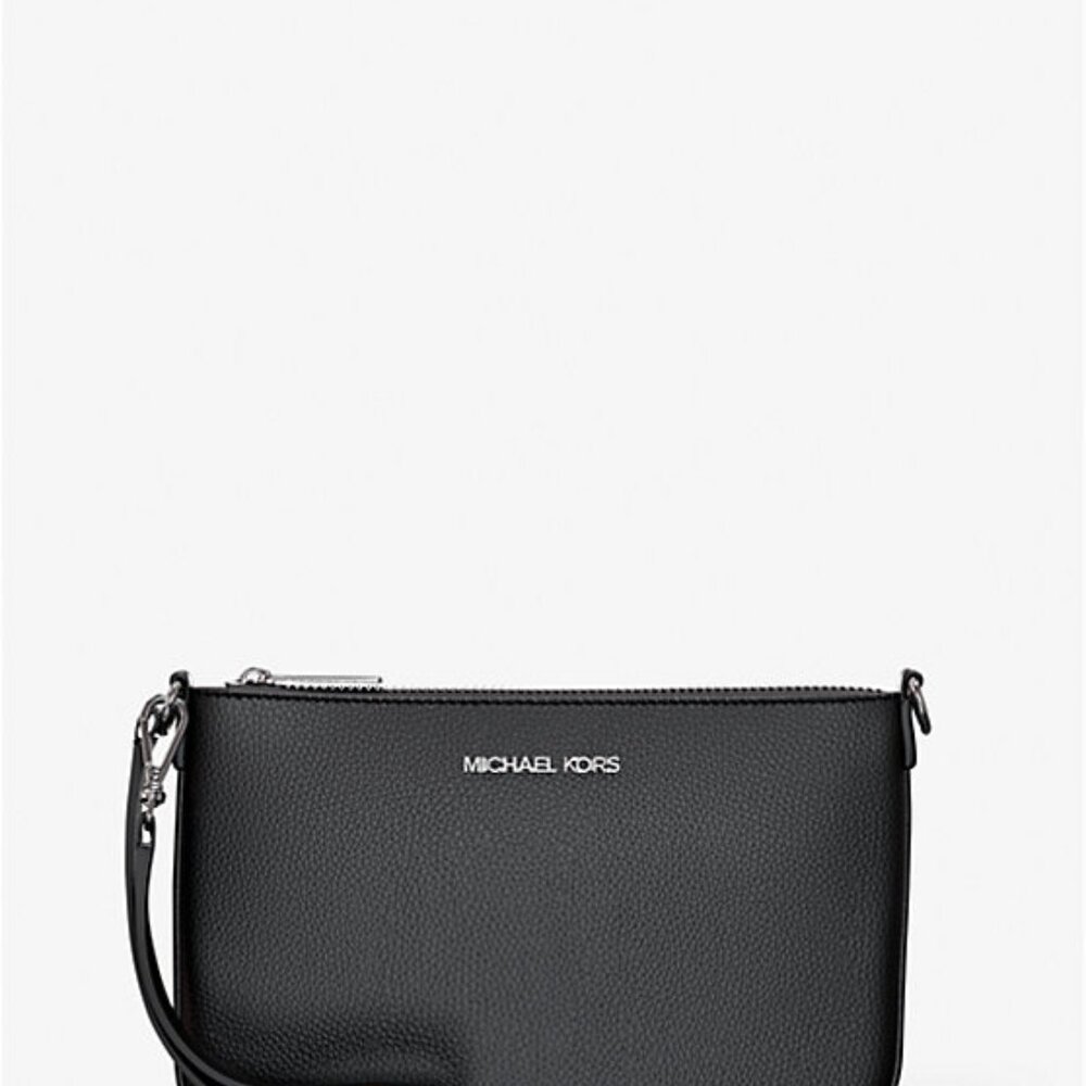 Jet Set Small Pebbled Leather Convertible Wristlet - BRAND NEW